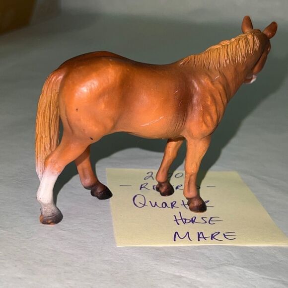 Schleich Brown QUARTER HORSE MARE - Animal figure 2000 Retired 13251 - Picture 2 of 4